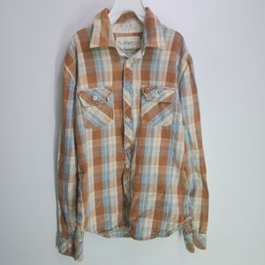 True Religion Plaid Button-Up Shirt